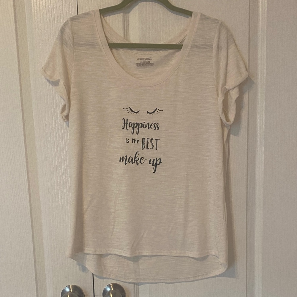 Jasmine & Ginger White Graphic Tee
